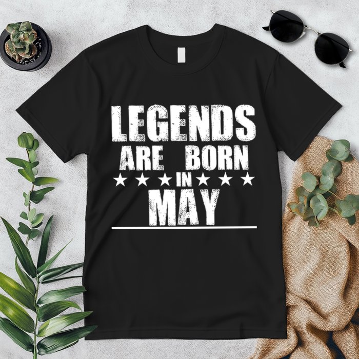 Legends Are Born In May Birthday Premium T-Shirt