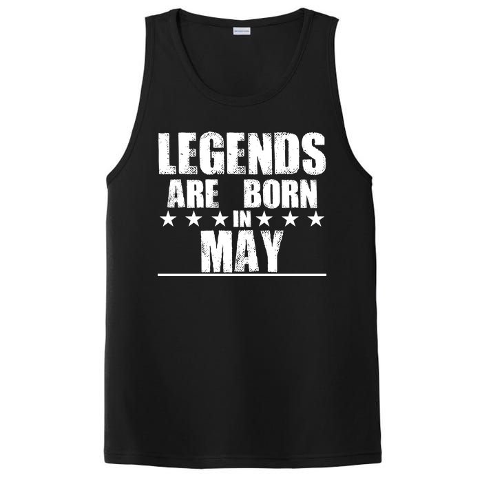 Legends Are Born In May Birthday PosiCharge Competitor Tank