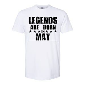 Legends Are Born In May Birthday Softstyle CVC T-Shirt