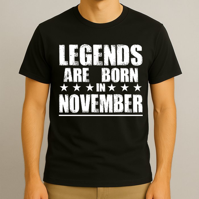 Legends Are Born In November Birthday T-Shirt