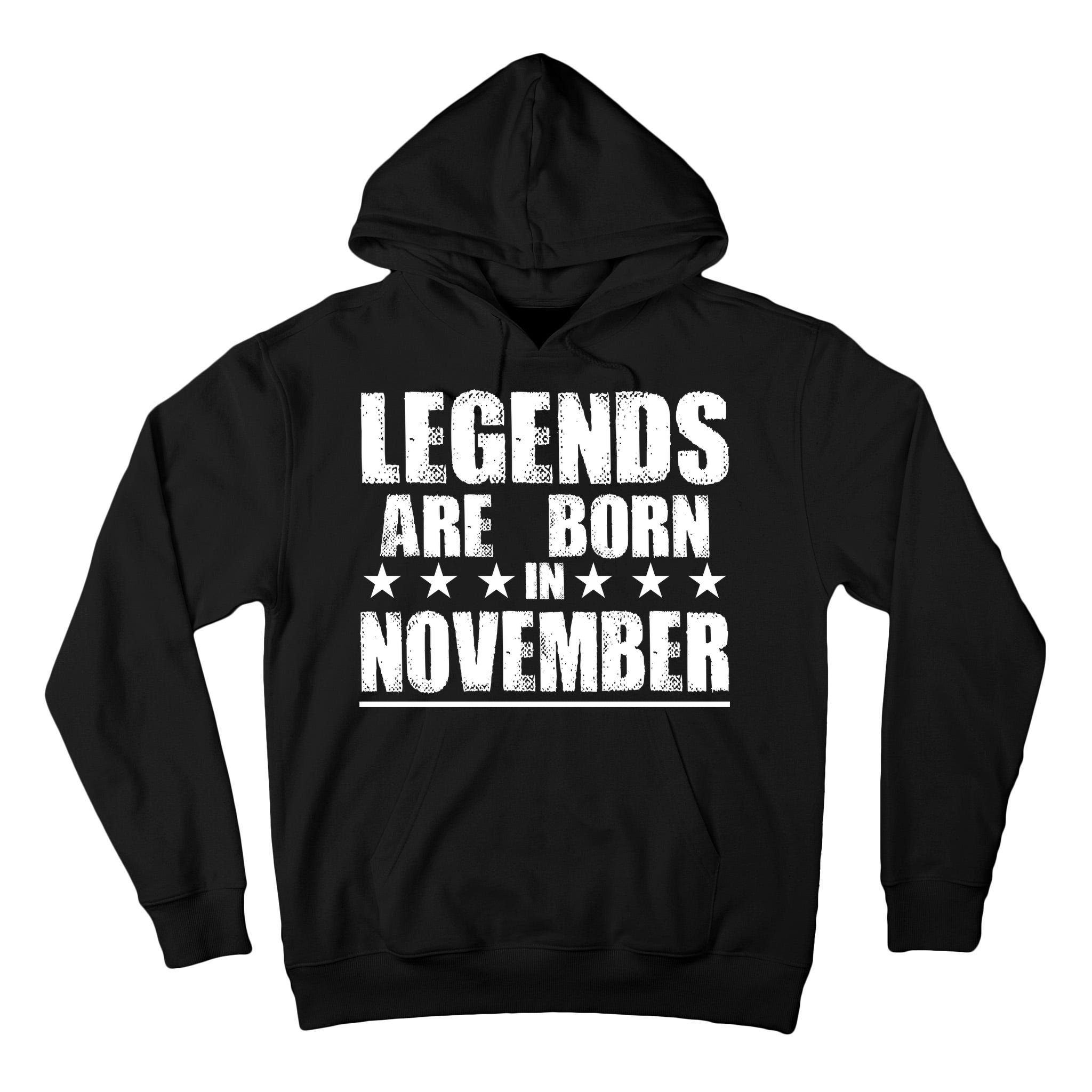 Legends Are Born In November Birthday Tall Hoodie