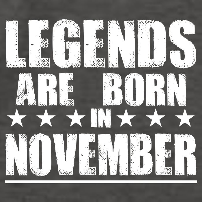 Legends Are Born In November Birthday Vector Backpack