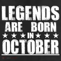 Legends Are Born In October Birthday Cool Comfort Performance Bucket Hat