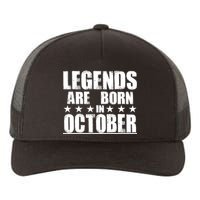 Legends Are Born In October Birthday Yupoong Adult 5-Panel Trucker Hat