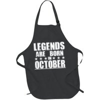 Legends Are Born In October Birthday Apron