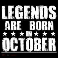Legends Are Born In October Birthday Backpack