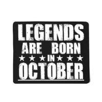 Legends Are Born In October Birthday Mousepad