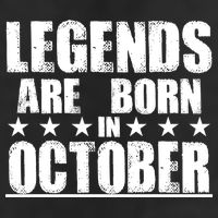 Legends Are Born In October Birthday 25L Jumbo Tote