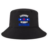 Legends Are Born in October Stars Cool Comfort Performance Bucket Hat