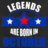 Legends Are Born in October Stars Cool Comfort Performance Bucket Hat