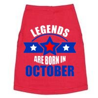 Legends Are Born in October Stars Doggie Tank