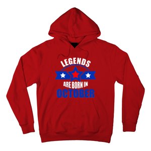 Legends Are Born in October Stars Hoodie