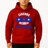 Legends Are Born in October Stars Hoodie