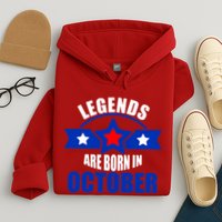 Legends Are Born in October Stars Hoodie