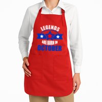 Legends Are Born in October Stars Apron