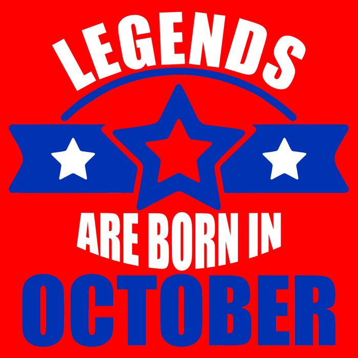 Legends Are Born in October Stars Apron