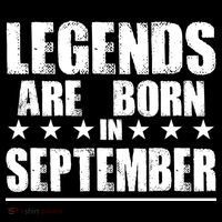 Legends Are Born In September Birthday Impact Tech Backpack