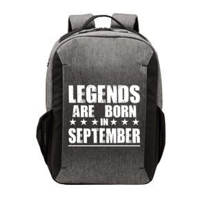 Legends Are Born In September Birthday Vector Backpack