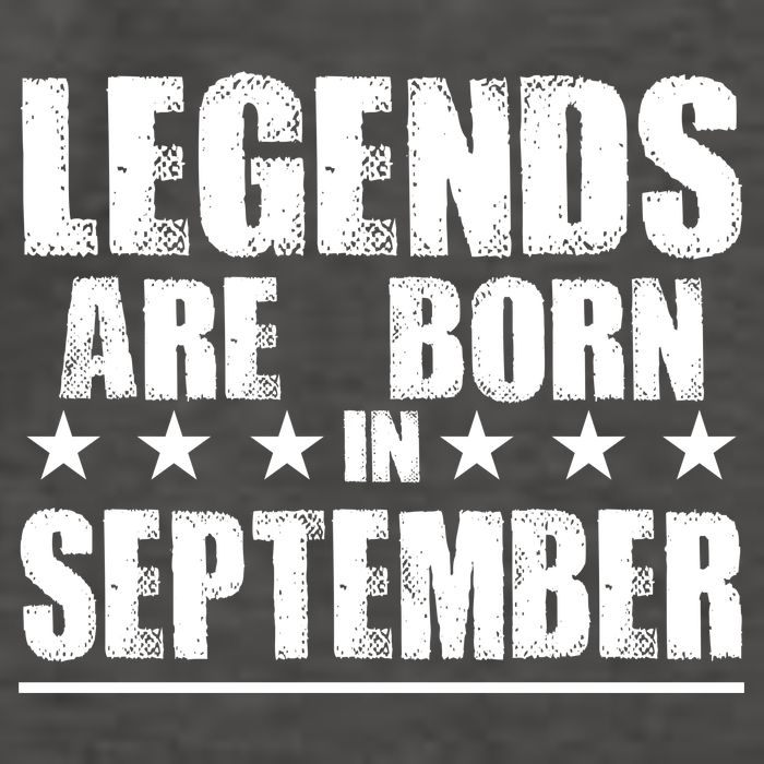 Legends Are Born In September Birthday Vector Backpack