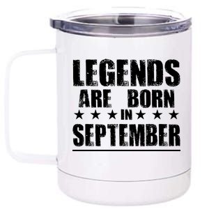 Legends Are Born In September Birthday 12 oz Stainless Steel Tumbler Cup