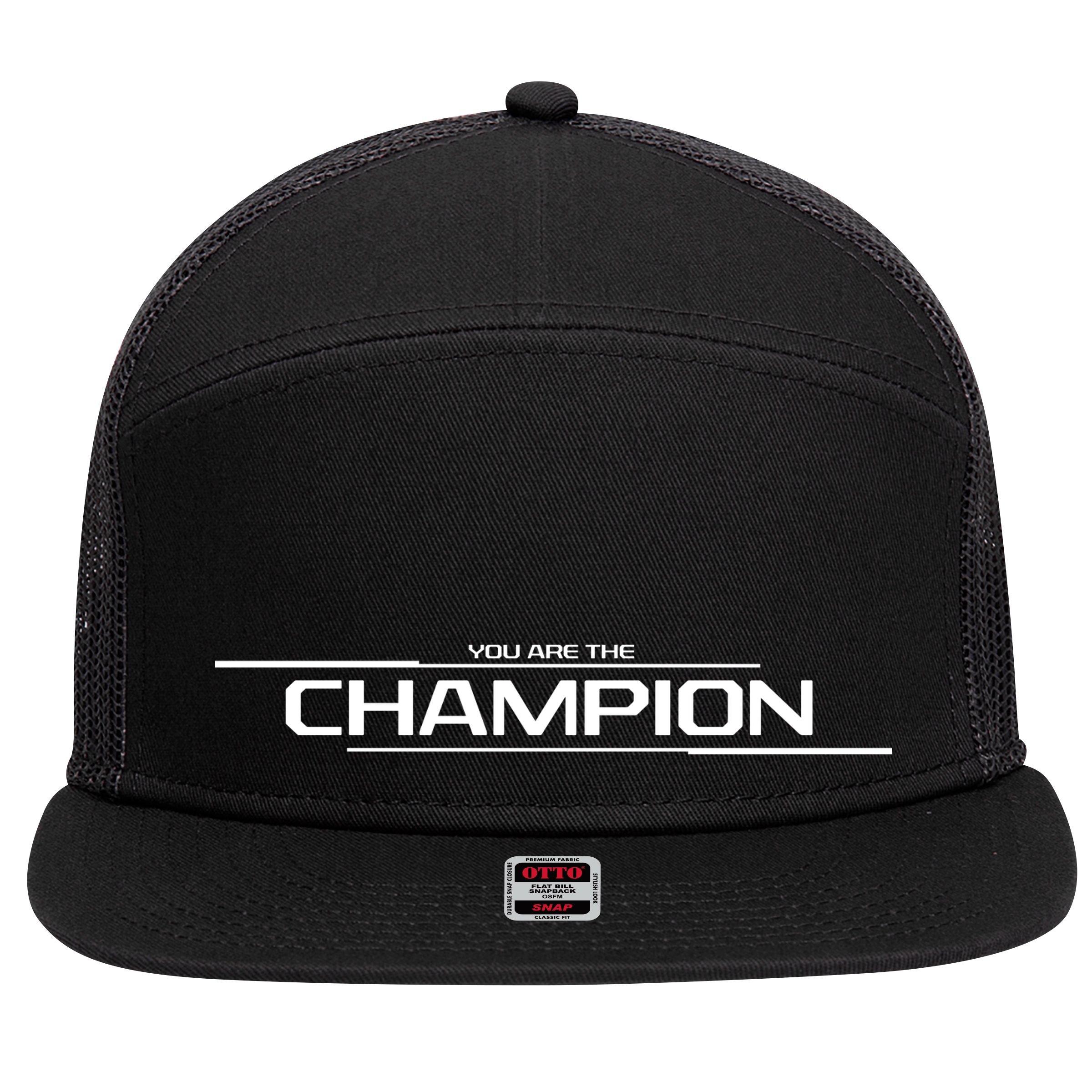 Legends Gaming You Are the Champion 7 Panel Mesh Trucker Snapback Hat