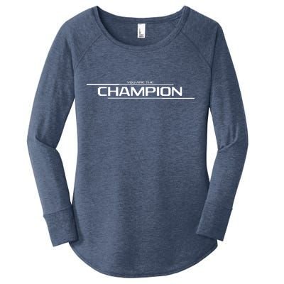 Legends Gaming You Are the Champion Women's Perfect Tri Tunic Long Sleeve Shirt