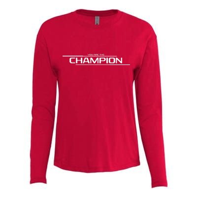 Legends Gaming You Are the Champion Womens Cotton Relaxed Long Sleeve T-Shirt