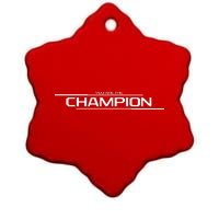 Legends Gaming You Are the Champion Ceramic Star Ornament