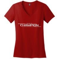 Legends Gaming You Are the Champion Women's V-Neck T-Shirt