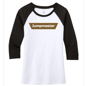 Legends Jumpmaster Women's Tri-Blend 3/4-Sleeve Raglan Shirt