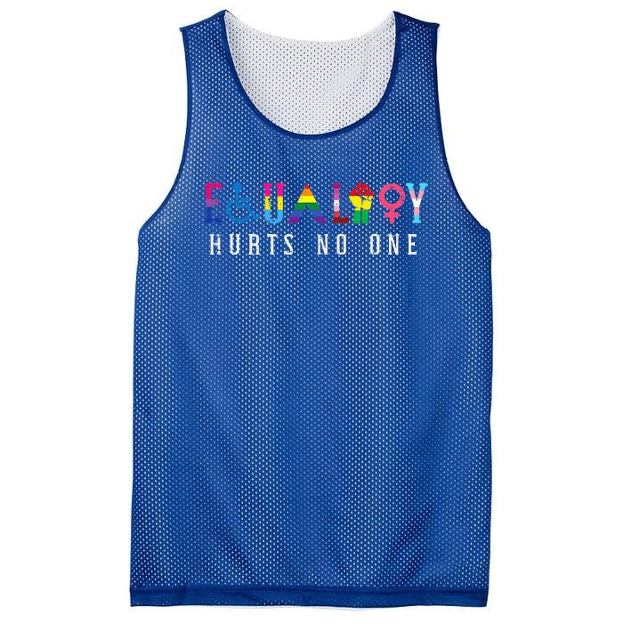 Lgbt Equality Hurts No One Pride Human Rights Mesh Reversible Basketball Jersey Tank