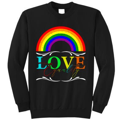 Love Equality Happy Pride Month Graphic Sweatshirt