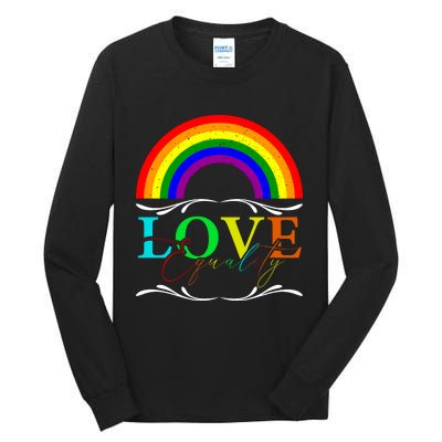 Love Equality Happy Pride Month Graphic Tall Long Sleeve T-Shirt