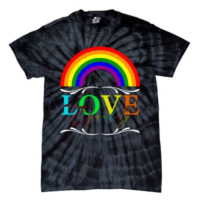 Love Equality Happy Pride Month Graphic Tie-Dye T-Shirt