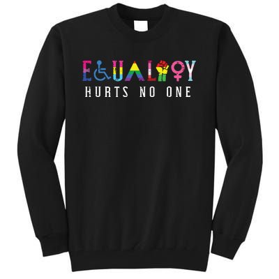 Lgbt Equality Hurts No One Pride Human Rights Tall Sweatshirt