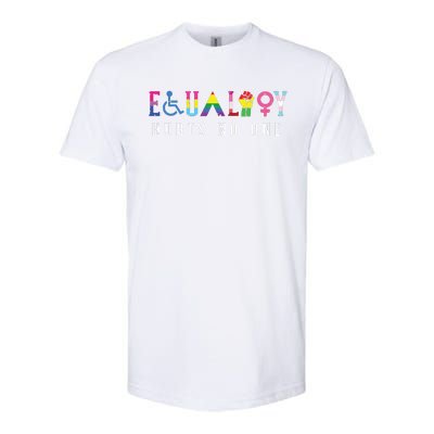 Lgbt Equality Hurts No One Pride Human Rights Softstyle CVC T-Shirt