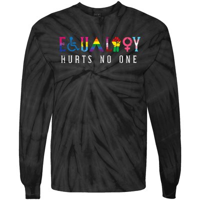 Lgbt Equality Hurts No One Pride Human Rights Tie-Dye Long Sleeve Shirt