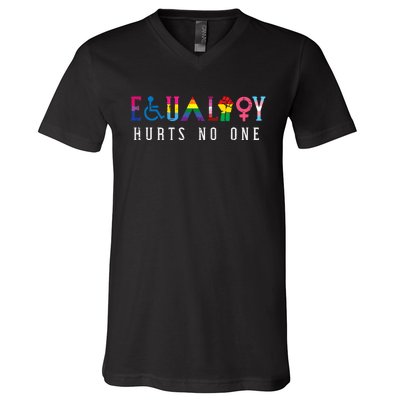 Lgbt Equality Hurts No One Pride Human Rights V-Neck T-Shirt