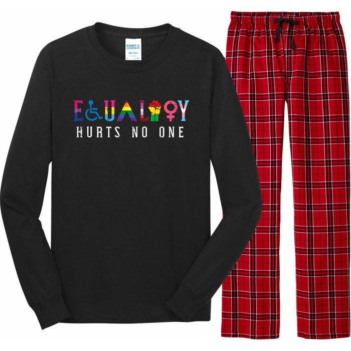 Lgbt Equality Hurts No One Pride Human Rights Long Sleeve Pajama Set