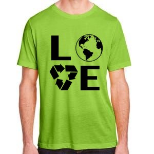 Love Earth Happy Earth Day Save Earth Gift Adult ChromaSoft Performance T-Shirt