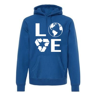 Love Earth Happy Earth Day Save Earth Gift Premium Hoodie