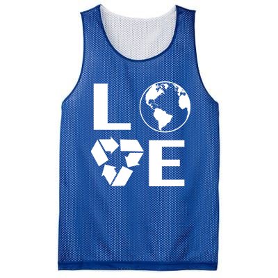 Love Earth Happy Earth Day Save Earth Gift Mesh Reversible Basketball Jersey Tank