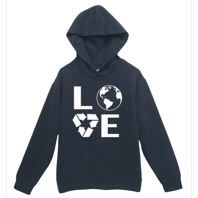 Love Earth Happy Earth Day Save Earth Gift Urban Pullover Hoodie