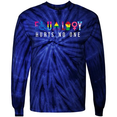 Lgbt Equality Hurts No One Pride Human Rights Tie-Dye Long Sleeve Shirt