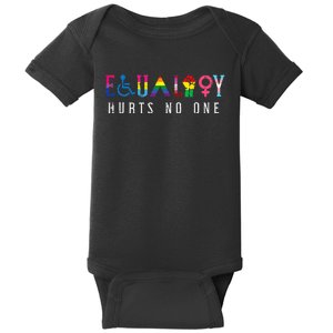 Lgbt Equality Hurts No One Pride Human Rights Baby Bodysuit