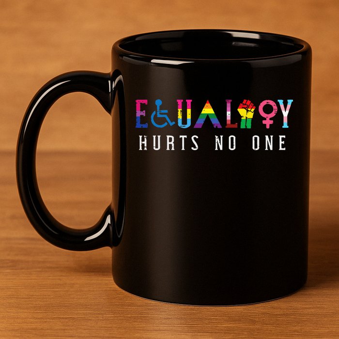 Lgbt Equality Hurts No One Pride Human Rights 11oz C Handle Ceramic Mug