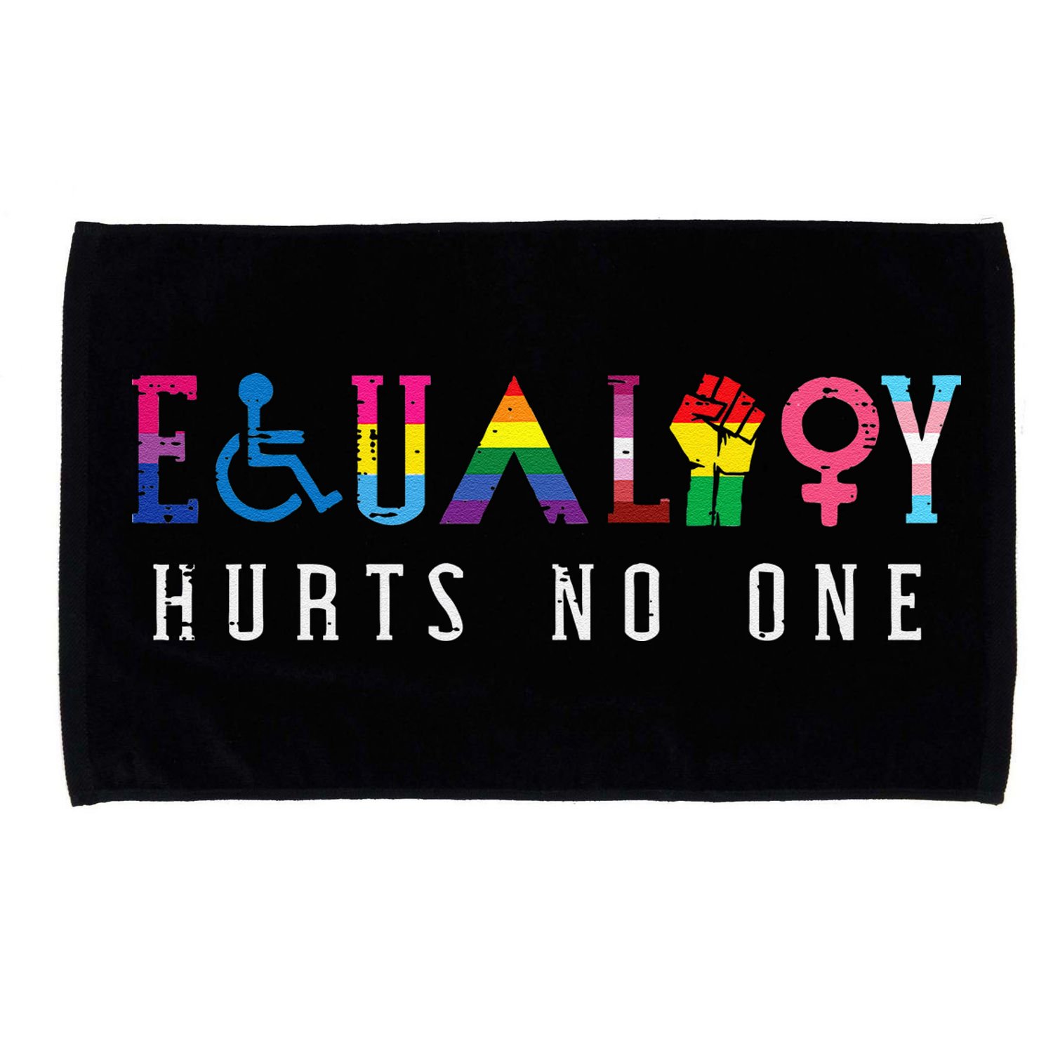Lgbt Equality Hurts No One Pride Human Rights Microfiber Hand Towel