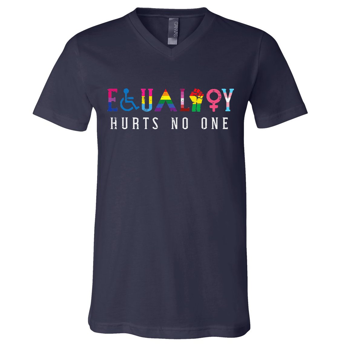 Lgbt Equality Hurts No One Pride Human Rights V-Neck T-Shirt