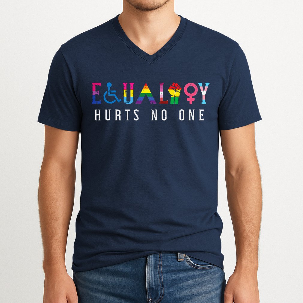 Lgbt Equality Hurts No One Pride Human Rights V-Neck T-Shirt