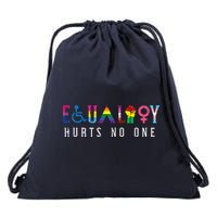 Lgbt Equality Hurts No One Pride Human Rights Drawstring Bag